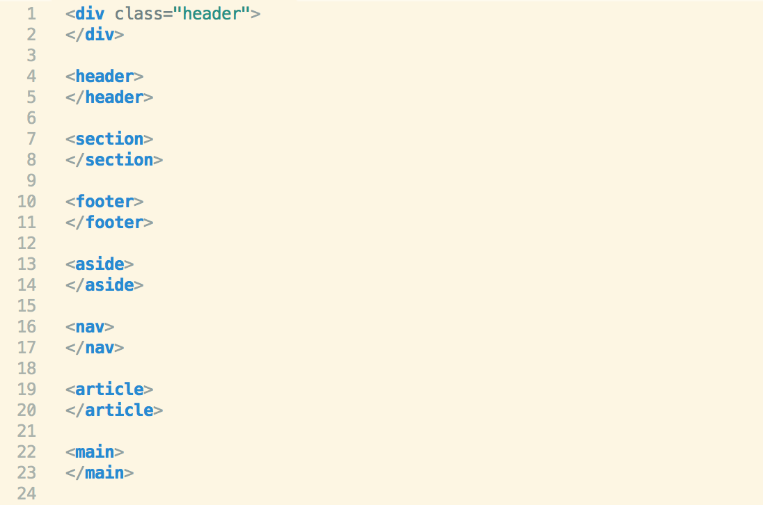 Divs and HTML 5 Semantic Elements